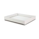 Бяло чекмедже под леглото 137 x 147 cm Leba - Marckeric