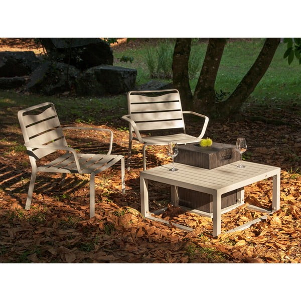 Комплект от 2 градински стола и 2 маси Spring Ecotop Contrast - Ezeis