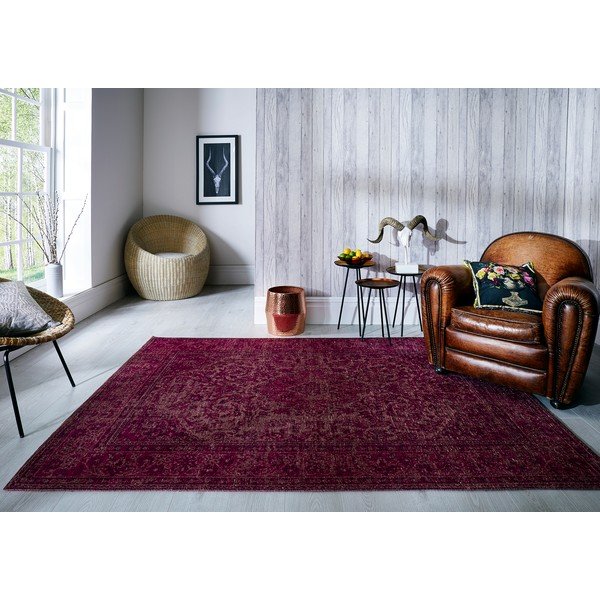 Розов ръчно тъкан килим Palais, 200 x 290 cm - Flair Rugs-image-3