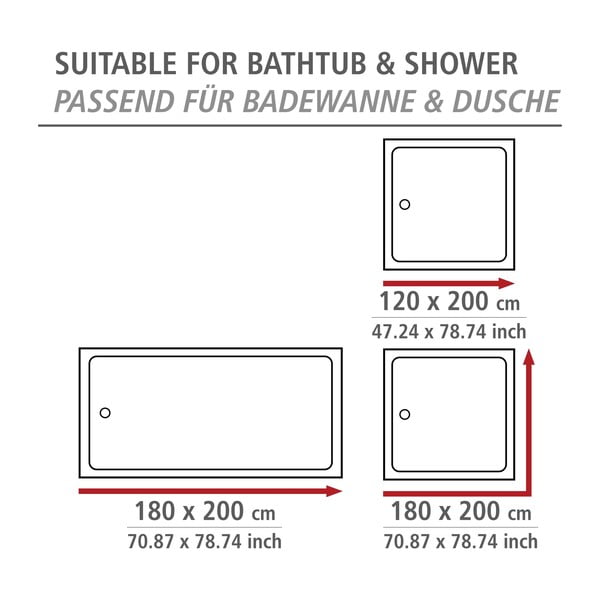 Завеса за душ 180x200 cm Rollin'Art Ocean Life - Wenko-image-2