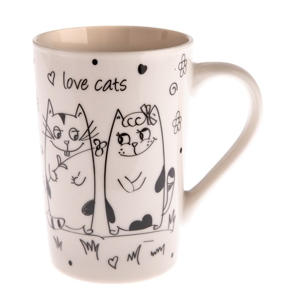 Порцеланова чаша с котки Love Cats, 380 ml - Dakls