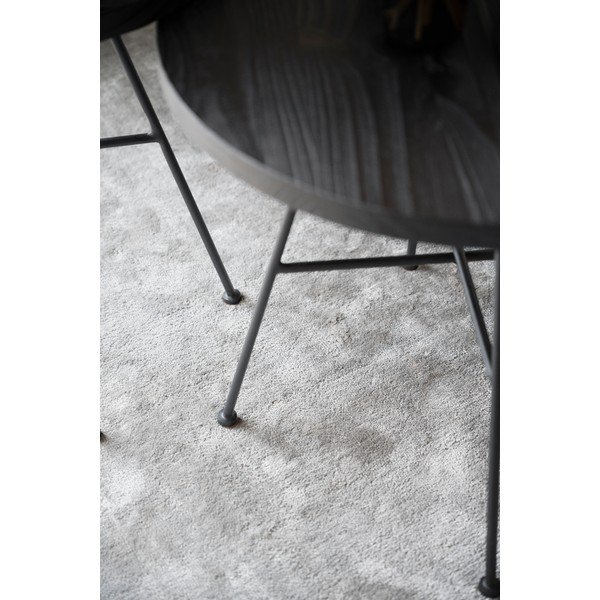 Комплект от 2 черни маси за съхранение с плотове от борова дървесина Grafton - Rowico-image-4