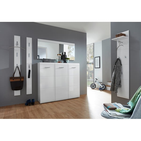 Бял шкаф за обувки Adana - Germania-image-3