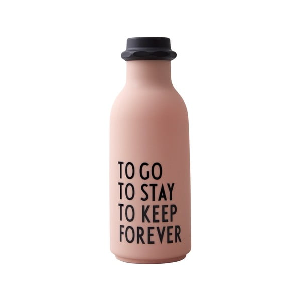Розова бутилка за вода Forever, 500 ml To Go - Design Letters