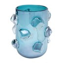 Ваза от синьо стъкло, височина 23 cm Aquarius - Kare Design