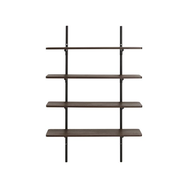 Кафяв на няколко нива метален стенен рафт 100 cm Gilda – Ellos Home-image-3