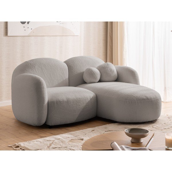 Сив ъглов диван от букле (десен ъгъл) Orbit – Ropez-image-4