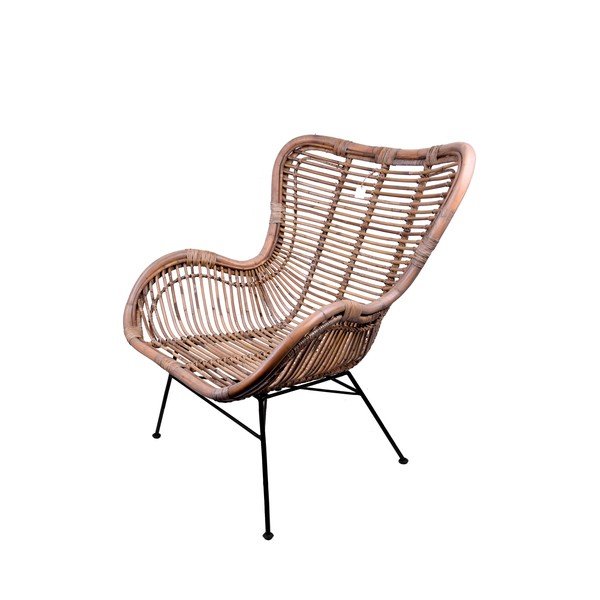 Ратанов градински стол в естествен цвят Rattan – Ego Dekor-image-3