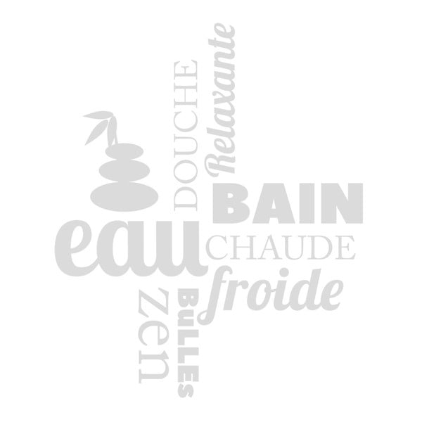 Водоустойчив стикер за душ Zen, 55 x 65 cm - Ambiance-image-1