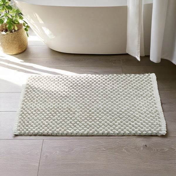 Бежов текстилен килим за баня 50x80 cm Covelo – Wenko-image-1