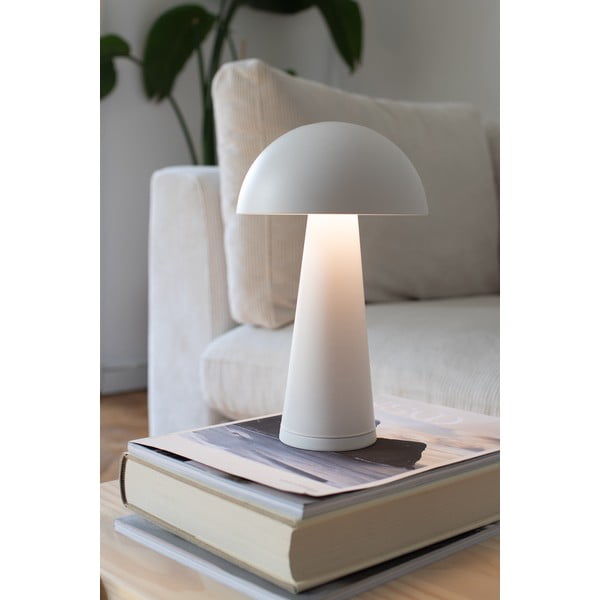 Бяла LED настолна лампа (височина 26,5 см) Fungi - Markslöjd-image-3