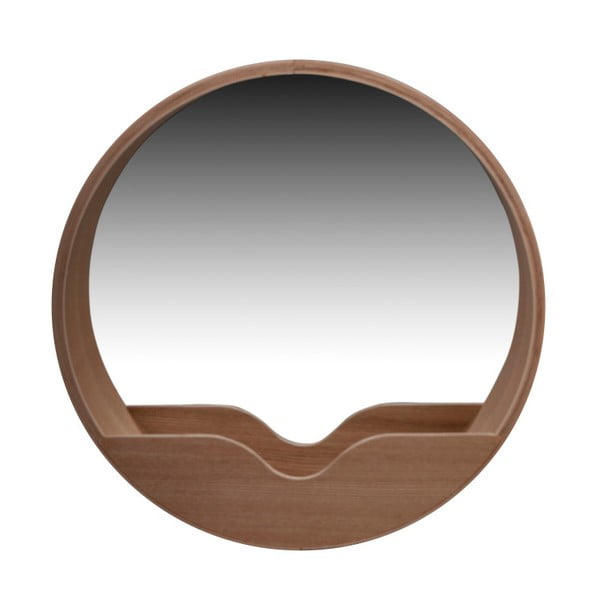 Стенно огледало с място за съхранение Кръгла стена, ⌀ 40 cm - Zuiver-image-1