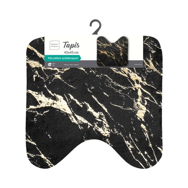 Черен/златист килим за баня 45x45 cm Aquamarbre – douceur d'intérieur-image-4