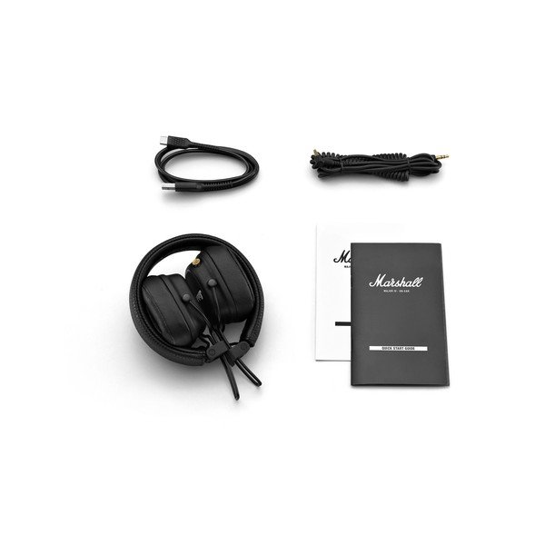 Черни Bluetooth слушалки Major IV - Marshall-image-3