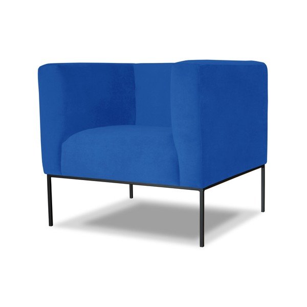 Světle modré křeslo Windsor & Co. Sofas Neptune-image-3