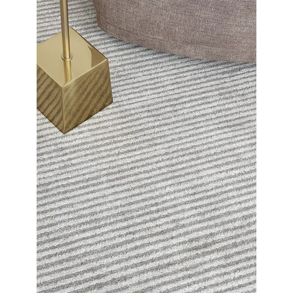 Кремав вълнен килим 120x180 cm Calisia M Ribs – Agnella-image-2