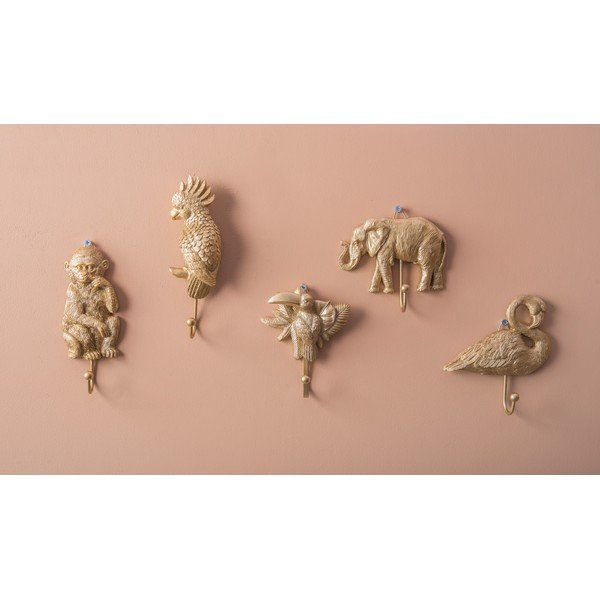Кука в златист цвят Monkey - Leitmotiv-image-2