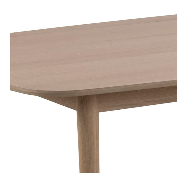 Сгъваема маса за хранене с плот от дъб 210x100 cm Aston - Actona-image-2