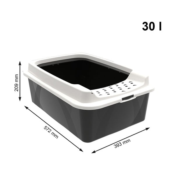 Котешка тоалетна 57,2x39,3 см Eco Bonnie - Rotho-image-1