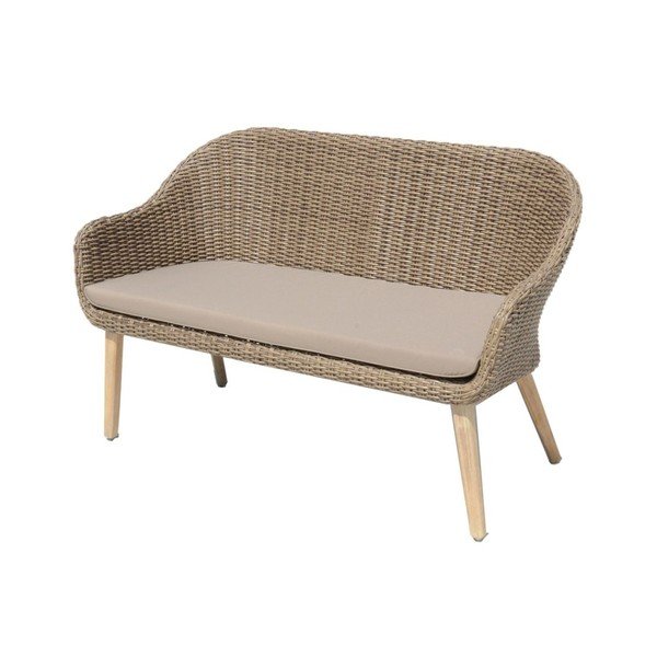 Кафяво градинско кресло от масивно дърво Pueblo – Garden Pleasure-image-1