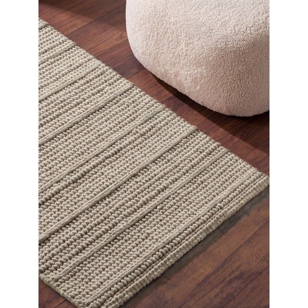 Кремава ръчно изработена вълнена пътека 80x250 cm Camden Parker – Ted Baker-image-3