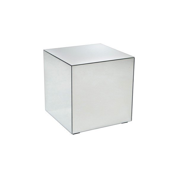 Стъклена странична масичка 45,5x45,5 cm Cube – Ellos Home