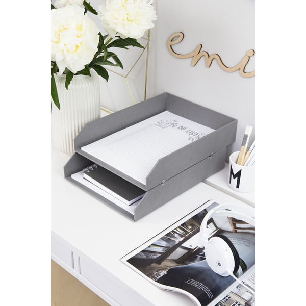 Картонени органайзери за документи в комплект от 2 броя Hakan - Bigso Box of Sweden-image-1