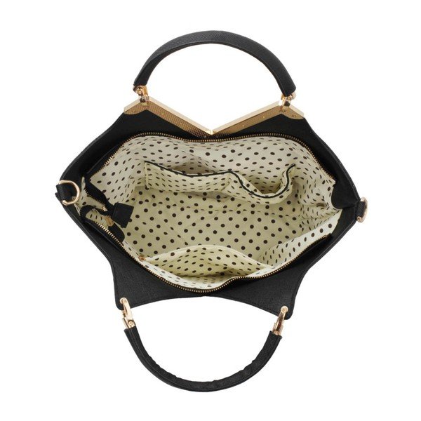 Kabelka L&S Vanity Black & White-image-1