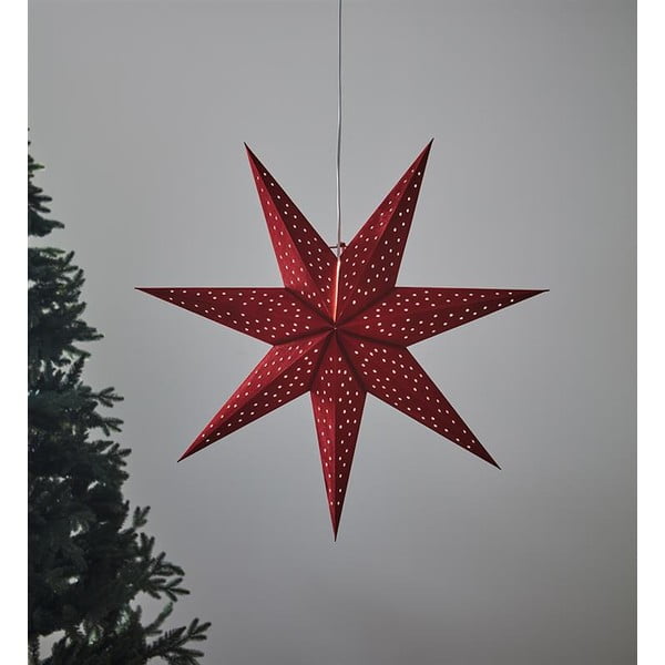 Червена висяща светлинна декорация, височина 75 cm Clara - Markslöjd