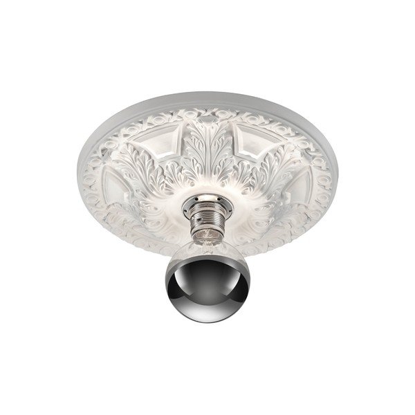 Бяло осветително тяло за таван ø 30 cm Lilly – Trio