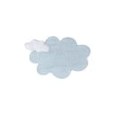 Светлосин ръчно изработен памучен детски килим подходящ за пране 110x170 cm Puffy Dream – Lorena Canals