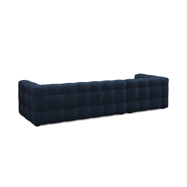 Ъглов диван от синьо кадифе , ляв ъгъл Vesta - Windsor & Co Sofas-image-4