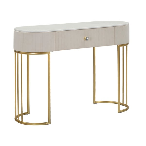 Бежова конзолна маса 100x40 cm Montpellier - Mauro Ferretti-image-2