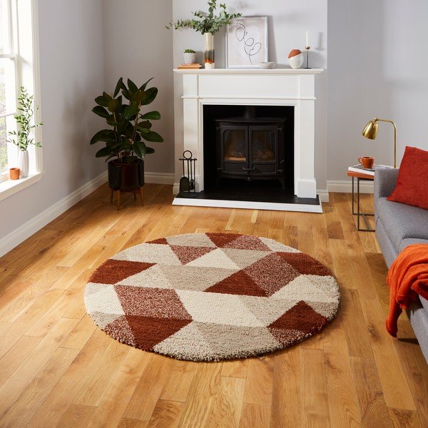Килим Тъмният триъгълник, ø 160 cm Royal Nomadic - Think Rugs-image-1