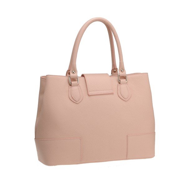 Pudrová kožená kabelka Florence Bags Tabit-image-2