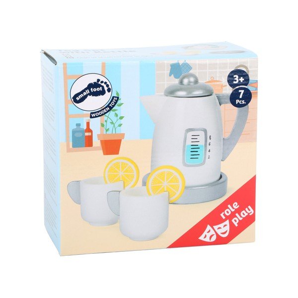 Комплект детски дървени играчки за приготвяне на чай в кухнята - Legler-image-2