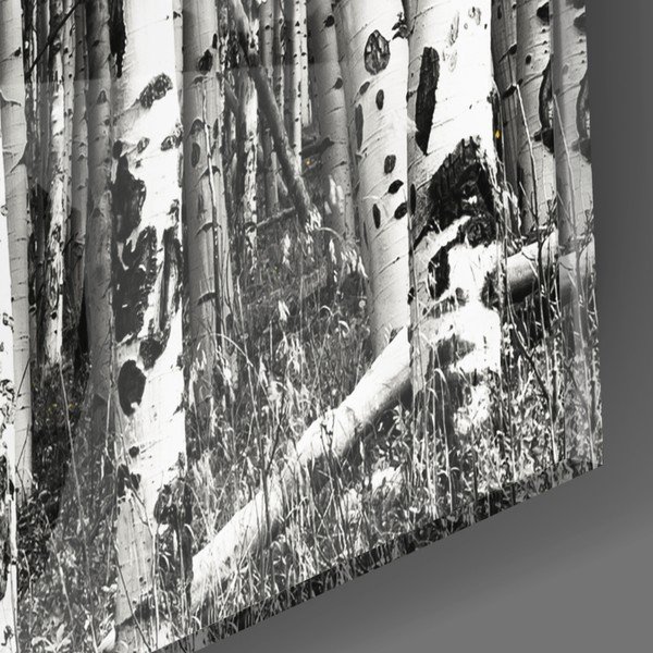Картина върху стъкло , 110 x 70 cm Yellow Forest - Insigne-image-2