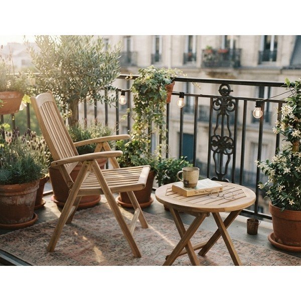 Градински столове от тиково дърво Java - Garden Pleasure-image-1