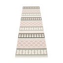 Светлорозова и сива пътека за открито и закрито 70x270 cm Asta Pale Rose – Pappelina