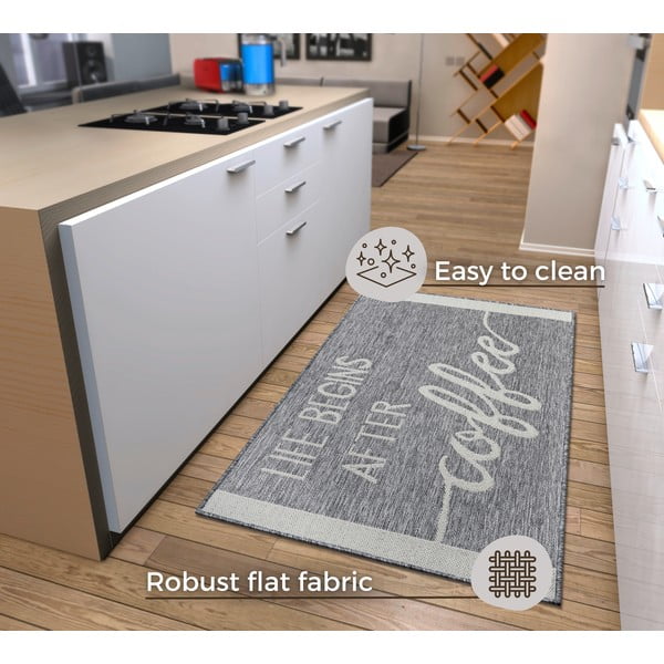 Сив килим 92x150 cm Cucina – Hanse Home-image-4