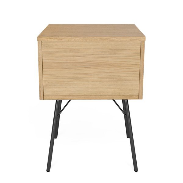 Нощно шкафче от дъб в естествен цвят Rayburn - Woodman-image-3