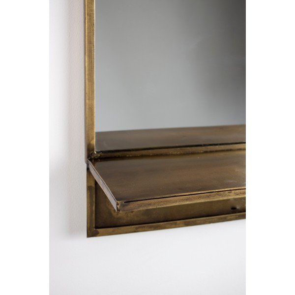 Стенно огледало с рафт 37x61 cm Feyza - White Label-image-2
