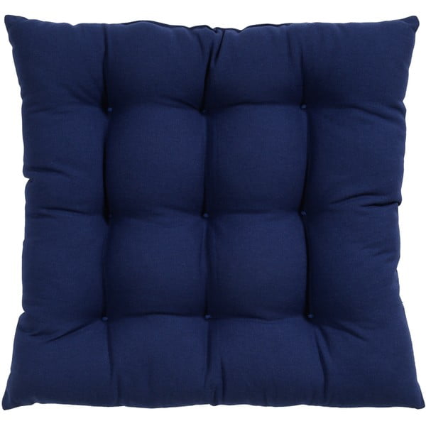 Синя памучна възглавница за сядане , 40 x 40 cm Ava - Westwing Collection