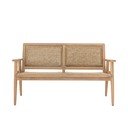Градински диван от масивна дървесина в естествен цвят Sorrento – Bloomingville