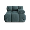 Кадифен модул за диван в цвят петрол (десен ъгъл) Bellis - Micadoni Home