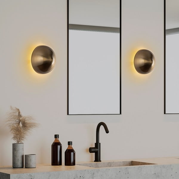 Стенна лампа в бронзов цвят ø 20 cm Fungal – Opviq lights-image-4