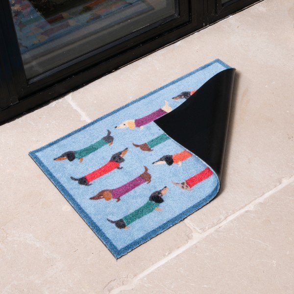 Текстилна изтривалка 40x60 cm Dachshund – Artsy Doormats-image-1