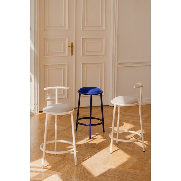Син метален бар стол (височина на седалката 68 cm) Hogo – noo.ma-image-1