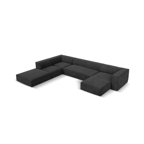 Тъмно сив ъглов диван (ляв ъгъл) Madame - Windsor & Co Sofas-image-2