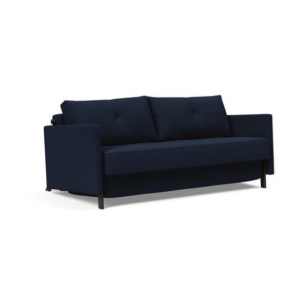 Тъмносин разтегателен диван Cuber с подлакътници Mixed Dance Blue, 100 x 174 cm Cubed - Innovation-image-4